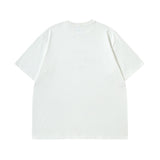 Men T Shirt Rabbit Embroidered Patch Short Sleeve T-shirt