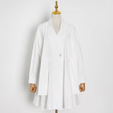 Women Dresses Short Skirt Spring Shirt Dress (Qymy0409)