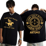 Percy Jackson Double Sided Graphic T Shirt Camp Half Blood