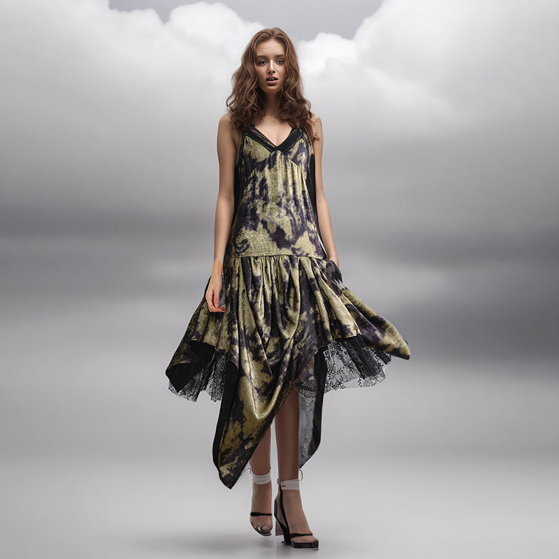 Women Dresses Suspender Skirt Spring and Summer Dress (Qymy0409)