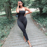 Women Jumpsuit Autumn Sexy Slim Fit Bodysuit