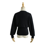 Women Sweater Knitwear V-neck Knitted Cardigan Female Autumn and Winter Loose Sweater Coat