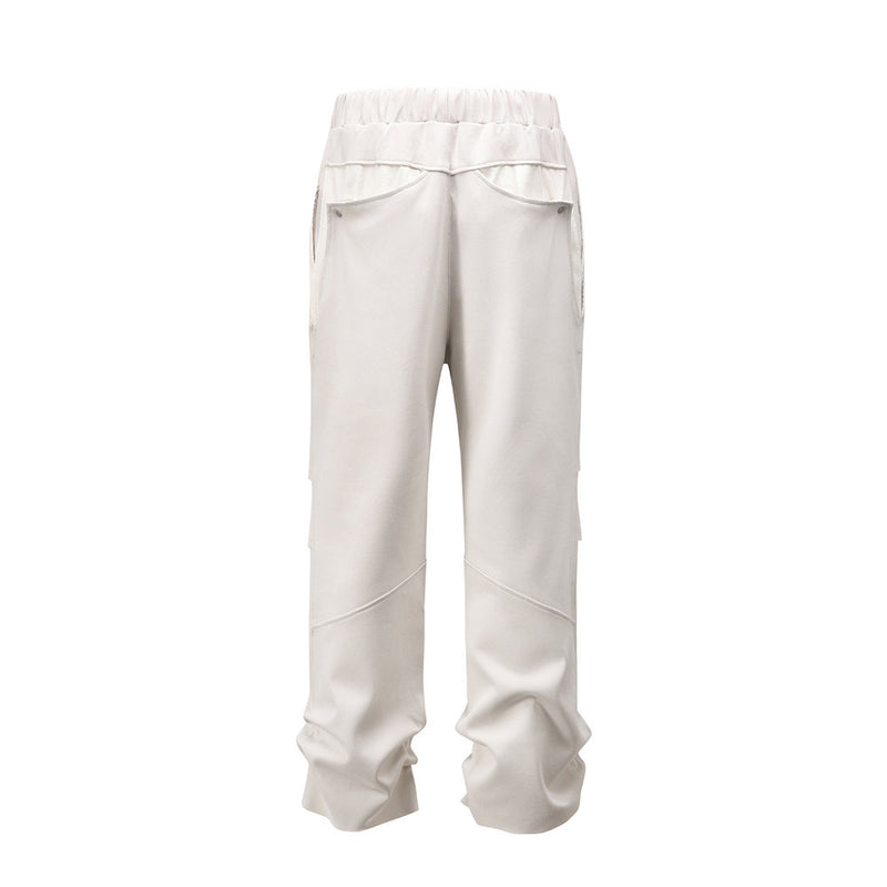 Men Sweatpants Casual Trousers Men Paratrooper Pants Baggy Straight Trousers