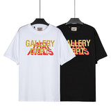 Gallery Dept T Shitrs Vintage Printed plus Size Men and Women Short Sleeve