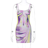 Women Dresses Spring Sexy Backless Slim Fit Sling Dress