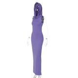 Women Dresses Summer Back Slit Sleeveless Dress