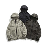 Unisex Shirts Fall Pocket Hooded Jacket
