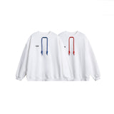 Unisex Hoodie Autumn Crew Neck Casual Loose Sweatshirt