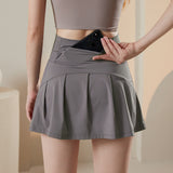 Women Yoga Sports Shorts Fitness Spring and Autumn Running Loose Yoga Tennis Culottes