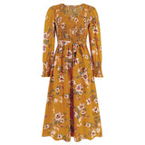 Women Date Dress Autumn and Winter round Neck Dress