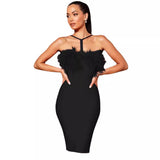 Women Dresses Summer Bandage Dress Banquet Party (Ont0408)