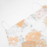 Women Dresses Summer Dress Mesh Floral Print Sling Slim Fit Dress