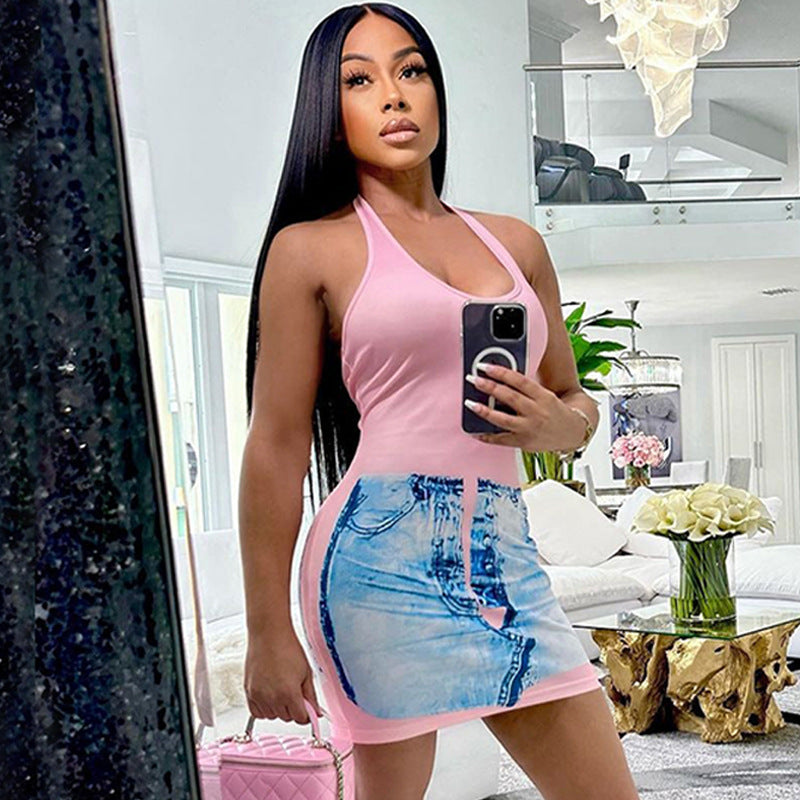 Women Dresses Fall Sexy Slim Hip Dress