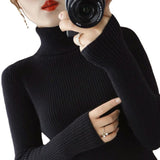 Women Knitwear Autumn and Winter Turtleneck Knitwear Sweater