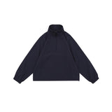 Unisex Jacket Retro Pullover Jacket Stand Collar Coat
