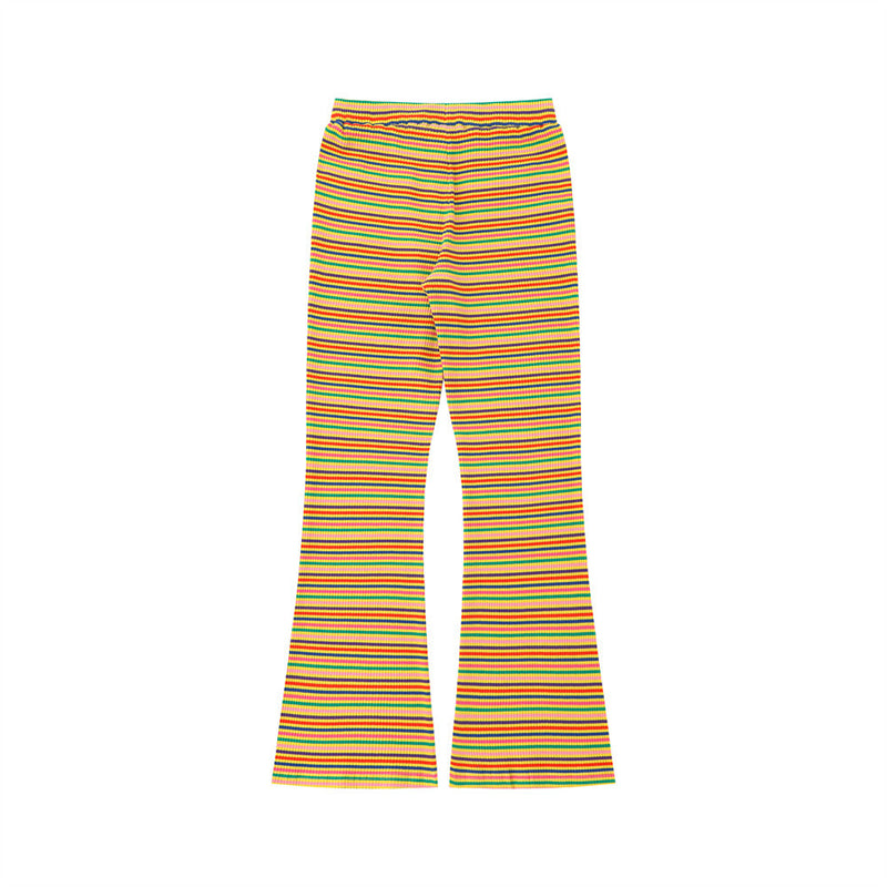 Women Pants Rainbow Pants Girls' Colorful Striped Casual Pants