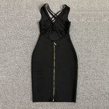 Women's Evening Dress Bandage One-Piece Dress Summer Backless Slim Fit Sexy Dress