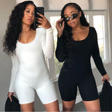 Women Jumpsuit Winter Slim Fit Sports Long Sleeve Jumpsuit