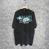 Amiri T Shirts Washed and Worn Retro Short Sleeve T-shirt