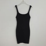 Women Dresses Vintage Hemp Pattern Square Collar Sling Hip Skirt Skirt Dress