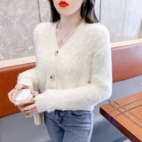 Women Knitwear Fall/Winter V-neck Knitted Cardigan