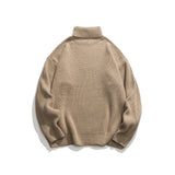 Unisex Sweater Winter Turtleneck Simple Sweater