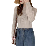 Women Knitwear Autumn Winter Sweater Short Sweater