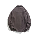 Unisex Hoodie Autumn Pocket Lapels Shirt
