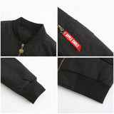 Women Trench Coat Bomber Jacket Women Baseball Jacket Spring and Autumn Flight Suit Long Sleeve Coat