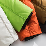 Unisex Winter Cotton Coat Three-Dimensional Pocket Decoration Stand-up Collar down Jacket