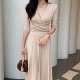 Women Dresses V-neck Dress