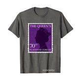 Inspired by Queen's Platinum Jubilee 2022 Elizabeth 70 Years T-shirt Pattern
