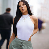 Women Jumpsuit Summer Sexy Slim Sleeveless round Neck Jumpsuit