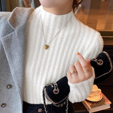 Women Knitwear Autumn and Winter Turtleneck Sweater Knitwear