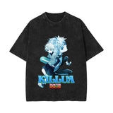 Full-time hunter T-shirt short-sleeved summer washed old top loose