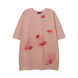 Men T Shirt Couple Short Sleeve T-shirt Men and Women Oversize