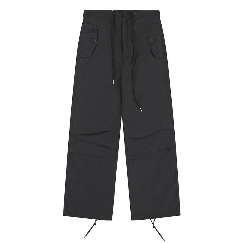 Men Sweatpants Cargo Casual Trousers Loose Straight Trousers