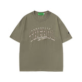 Men T Shirt Letter Graffiti Short Sleeve T-shirt