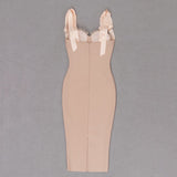 Women's Evening Dress Bow Suspender Skirt Lace Slim Fit Dress