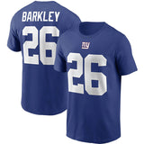 NFL T-Shirts Outdoor Sports Loose T-Shirts Men's NFL Football Giants