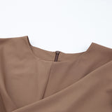 Women Dress Autumn and Winter Chiffon Dress Hip Skirt