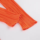 Women Dress Black Pleated Dress Female Autumn Winter Long Dress