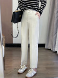 Women Sweatpants Spring Loose Split Suit Pants