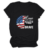 Home of the free Short Sleeve Women's Fashion T-Shirts