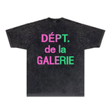 Gallery Dept T Shirts Tee Shirt Washed and Worn Short Sleeve T-shirt Blouse