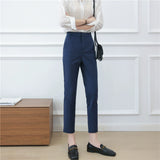 Women Sweatpants Straight Suit Pants