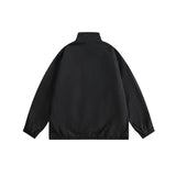 Unisex Jacket Casual Stand-up Collar Jacket Men and Women Couple Jacket