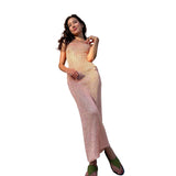 Women Dresses Suspenders Dress Spring Slim-Fitting Sheath Dress