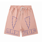 Men Shorts Retro Simple Solid Color Sports Shorts