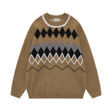 Unisex Sweater Autumn Ethnic Style Color Matching Sweater